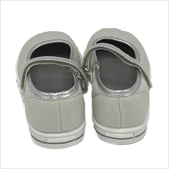 Simple Joys by Carter Mary Jane Sneaker Sparkling Silver Size 10 - Picture 5 of 14